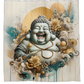 Buddha Duschvorhang (Vorderseite)