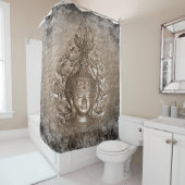 Buddha Duschvorhang (Beispiel)