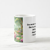 Buddha - Ein Leben kann die Welt verändern Kaffeetasse (Mittel)