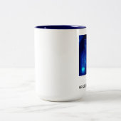 Buddha - (en) erleichtern Sie oben! Zweifarbige Tasse (Mittel)