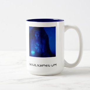 Buddha - (en) erleichtern Sie oben! Zweifarbige Tasse