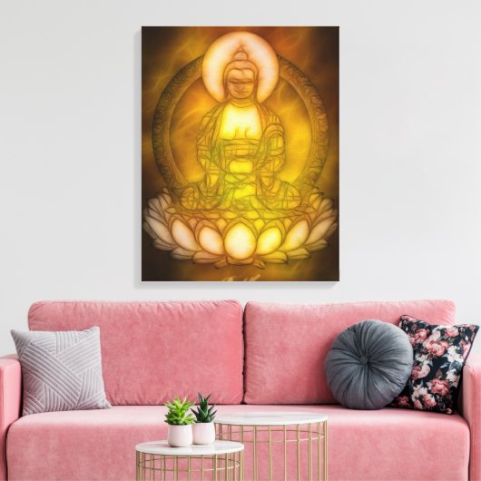Buddha Energie 1 Leinwanddruck (Insitu (Wohnzimmer))