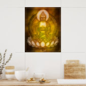 Buddha Energie 1 Poster (Küche)