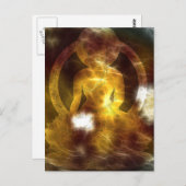 Buddha Energie 4 Postkarte (Vorne/Hinten)
