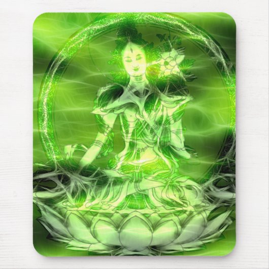 Buddha-Energie 5 Tara Mousepad (Vorne)