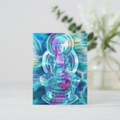 Buddha Energie 6 Postkarte (Stehend Vorderseite)