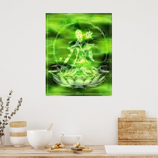 Buddha Energy 5 Tara Poster (Küche)
