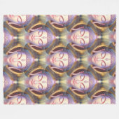 Buddha Energy - Fantas nahtloses Muster 2 Fleecedecke (Vorderseite (Horizontal))