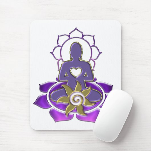 BUDDHA energy | make your own background Mousepad (Mit Mouse)