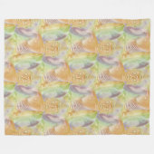 Buddha Energy - Wasserfarbenes nahtloses Muster 3 Fleecedecke (Vorderseite (Horizontal))