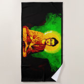 Buddha Enlightenment Beach Towel Strandtuch (Vorderseite)