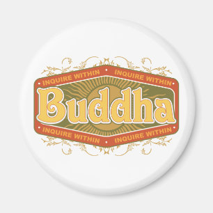 Buddha erkundigen sich innen magnet