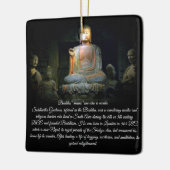 Buddha-Erleuchtung Keramikornament (Links)
