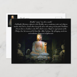 Buddha-Erleuchtung Postkarte
