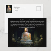 Buddha-Erleuchtung Postkarte (Vorne/Hinten)