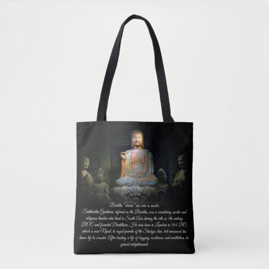 Buddha-Erleuchtung Tasche (Vorderseite)