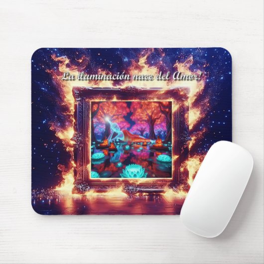 Buddha es Amor Propio Mousepad (Mit Mouse)