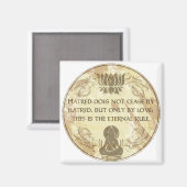 Buddha Eternal Rule Magnet (Vorderseite/Rückseite)