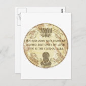 Buddha Eternal Rule Postkarte (Vorne/Hinten)