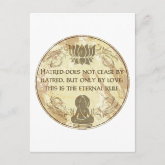 Buddha Eternal Rule Postkarte