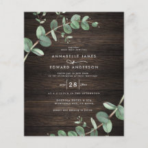 Buddha Eukalyptus dunkles Holz rustikale Hochzeit