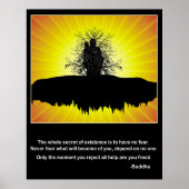 Buddha-Existenz Poster (Vorne)