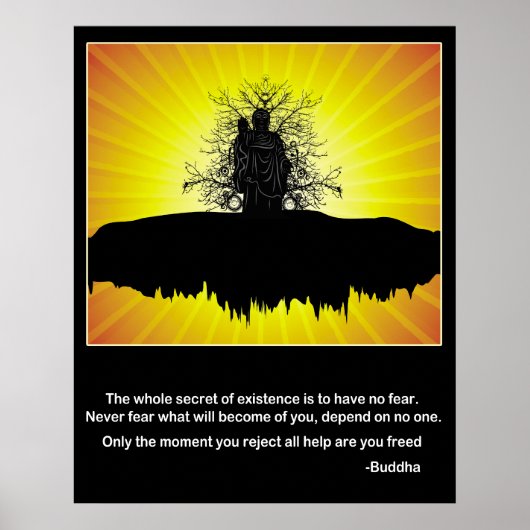 Buddha-Existenz Poster (Vorne)