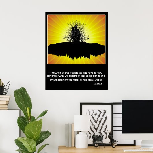 Buddha-Existenz Poster (Heimbüro)