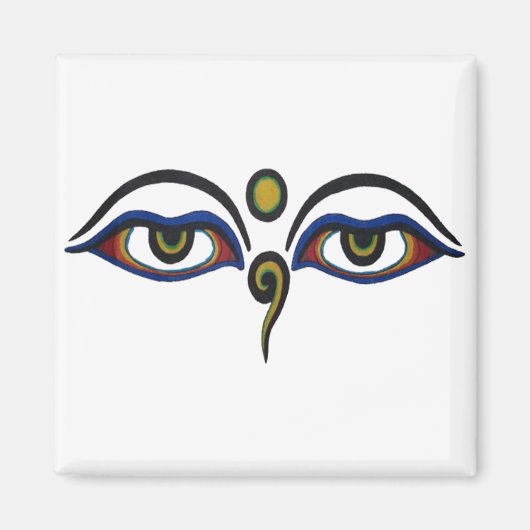 Buddha Eyes Magnet (Vorne)