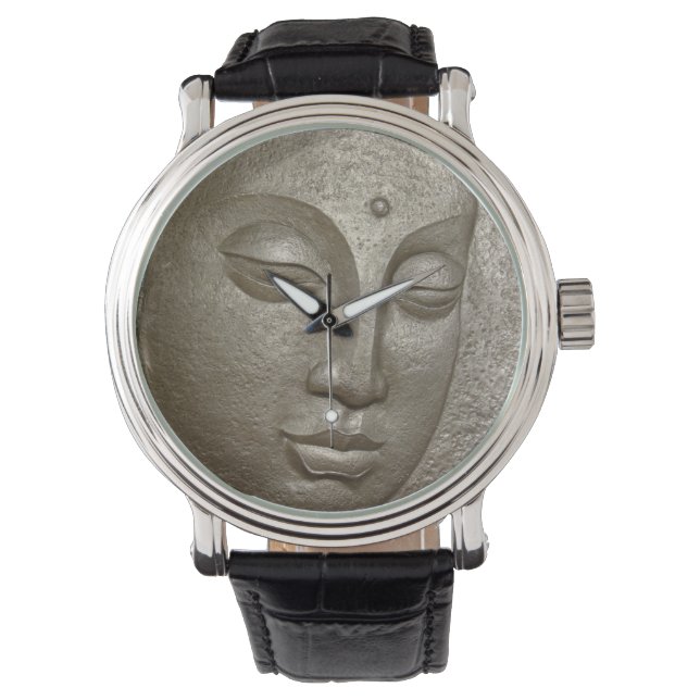 Buddha face armbanduhr (Vorderseite)