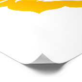 Buddha Face Art Poster (Ecke)