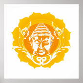 Buddha Face Art Poster (Vorne)