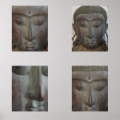 Buddha Face Decorative Bilderwand Sets (Vorderseite)