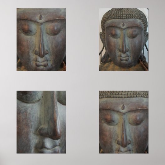 Buddha Face Decorative Bilderwand Sets (Vorderseite)