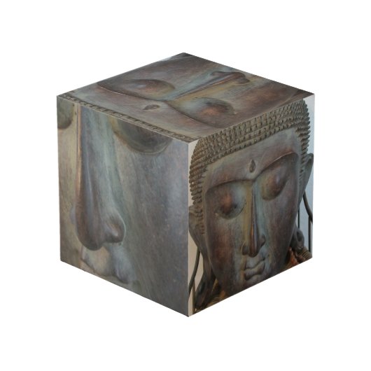 Buddha Face Decorative Würfel (Rückseite Schrägansicht)