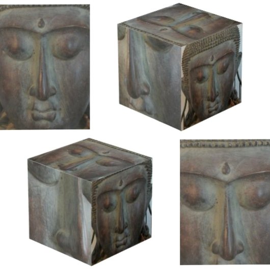 Buddha Face Decorative Würfel