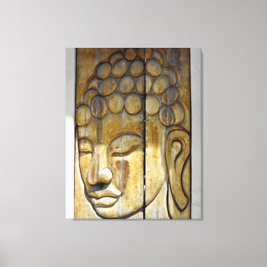 Buddha Face Leinwanddruck (Vorderseite)