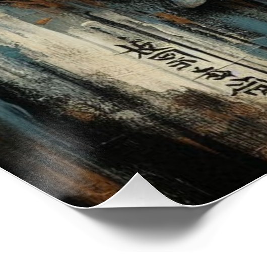 BUDDHA FACE MALERIN #3 POSTER (Ecke)