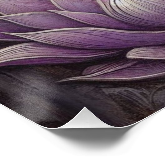 BUDDHA FACE MALERIN #8 POSTER (Ecke)