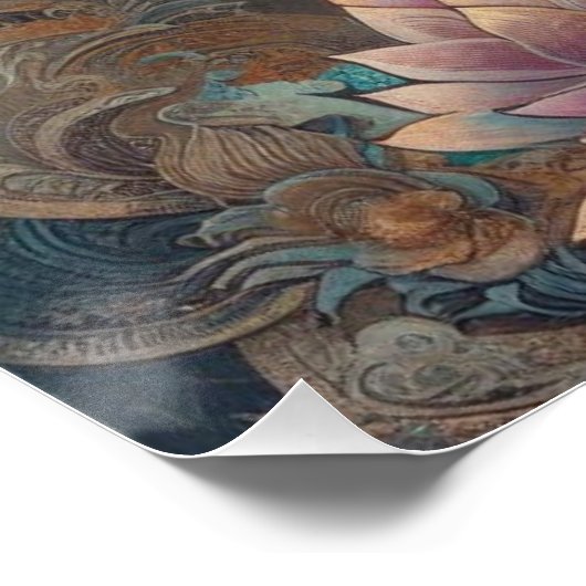 BUDDHA FACE MALETING #10 POSTER (Ecke)