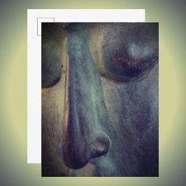 Buddha Face Postcard Postkarte