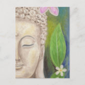 Buddha Face postcard Postkarte (Vorderseite)