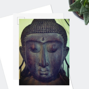 Buddha Face Postkarte