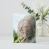 Buddha Face Postkarte (Stehend Vorderseite)