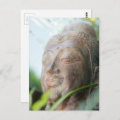 Buddha Face Postkarte (Vorne/Hinten)