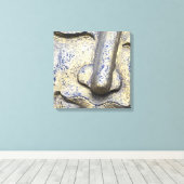 Buddha Face Zen Harmonie Buddhahood Wall Art Leinwanddruck (Insitu (Holzboden))