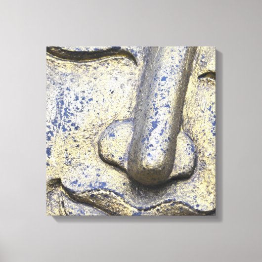 Buddha Face Zen Harmonie Buddhahood Wall Art Leinwanddruck (Vorderseite)