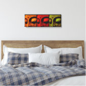 Buddha Faces Triptych Art Leinwand (Insitu (Schlafzimmer))