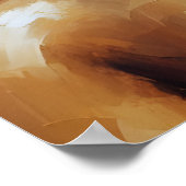 Buddha farbenfrohe Malerei - Moderne Kunst Poster (Ecke)