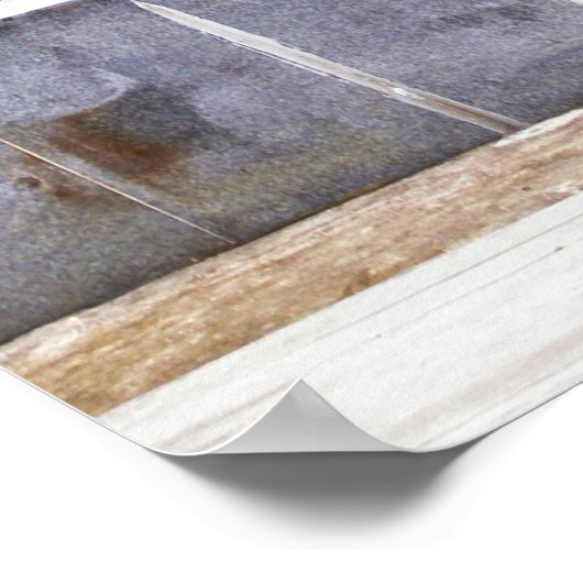 Buddha Fasting Siddhartha Poster (Ecke)